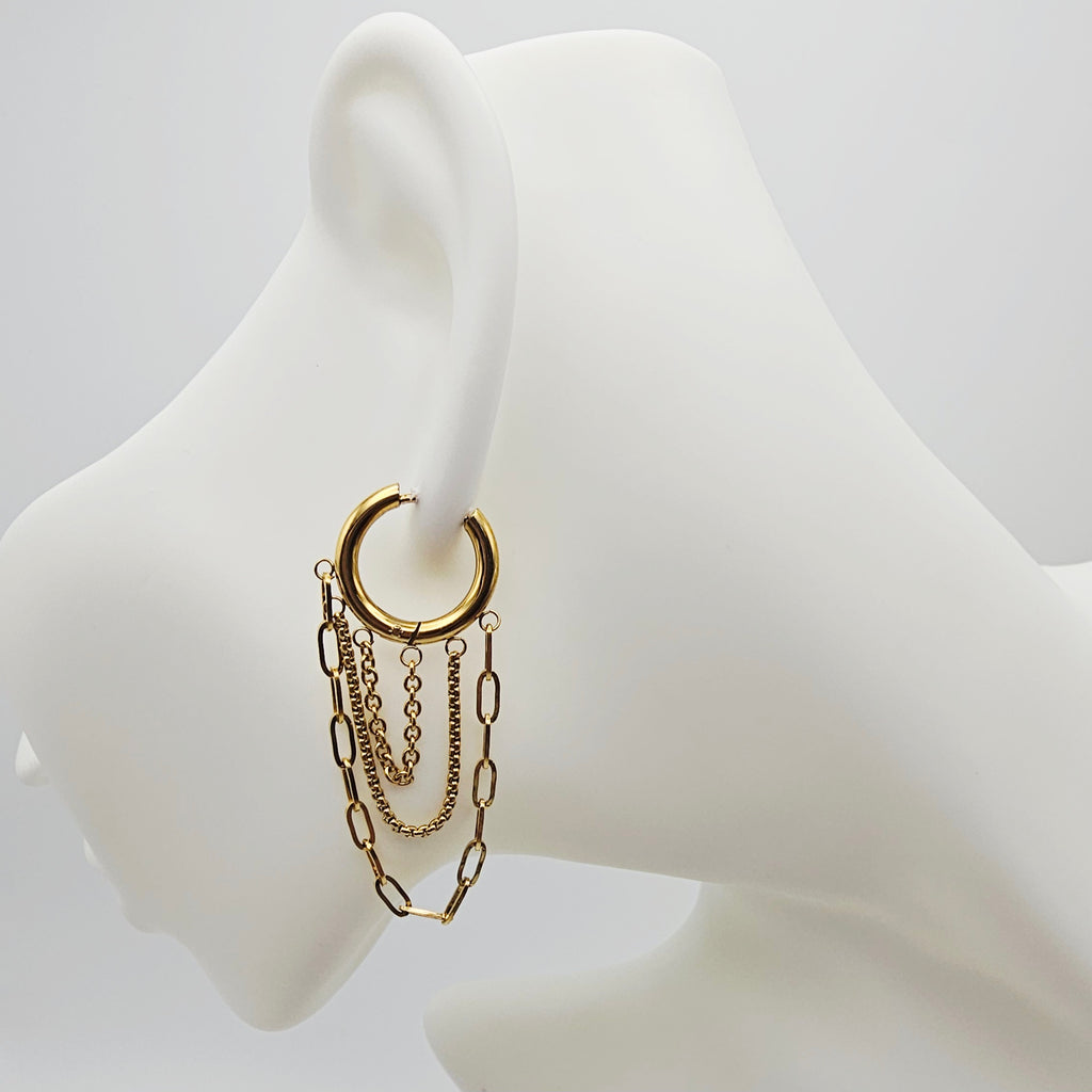 MILO EARRINGS EVERYDAY GOLD WATER RESISTANT
