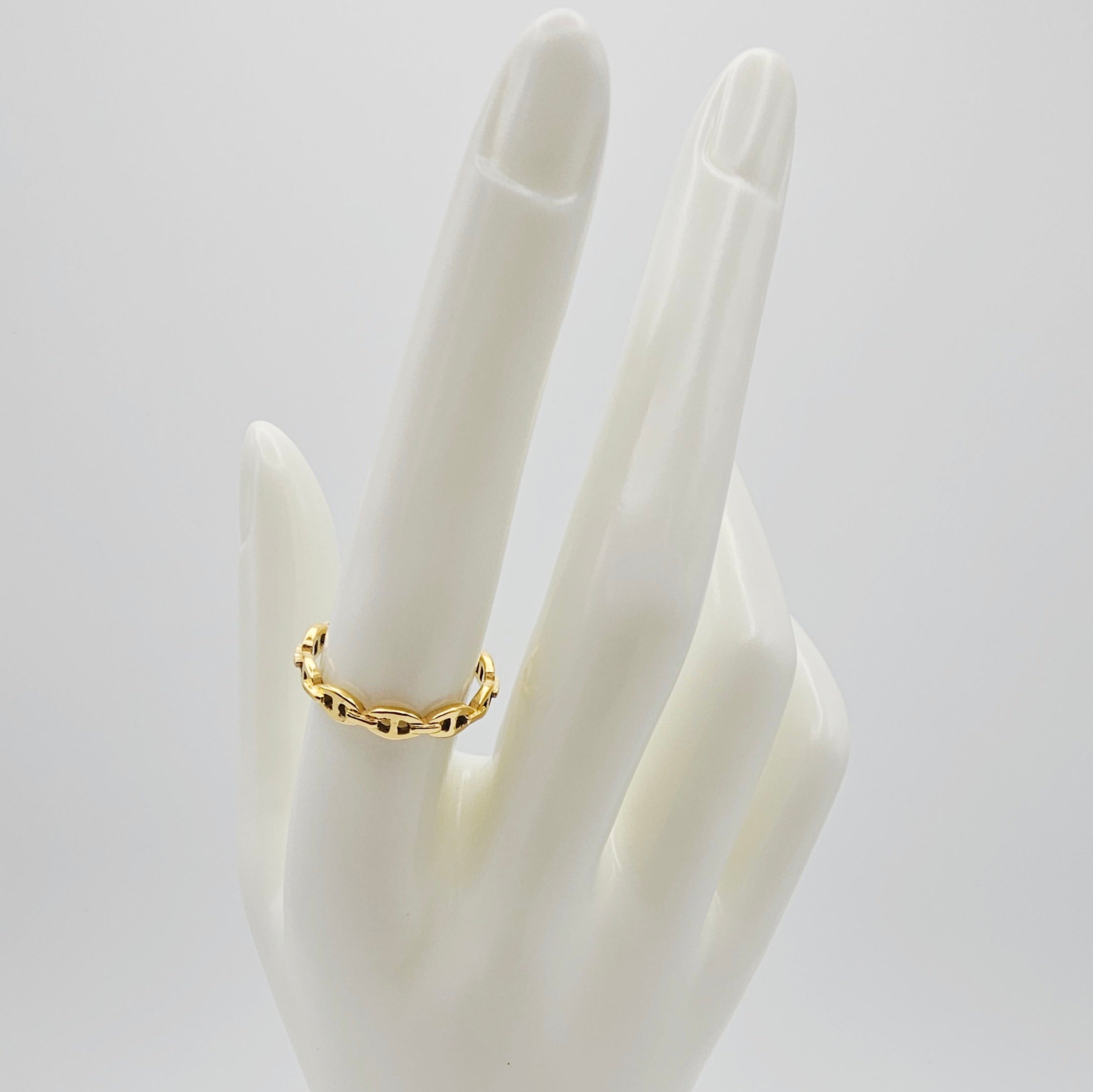 PARIS RING GOLD STACKABLE WATER RESISTANCE