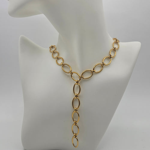 Brin Gold Chain-Link Necklace