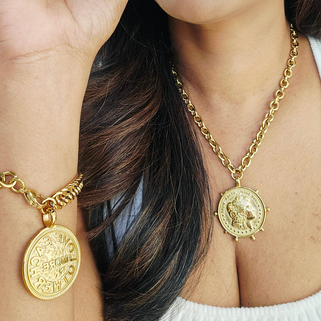COIN GOLD NECKLACE