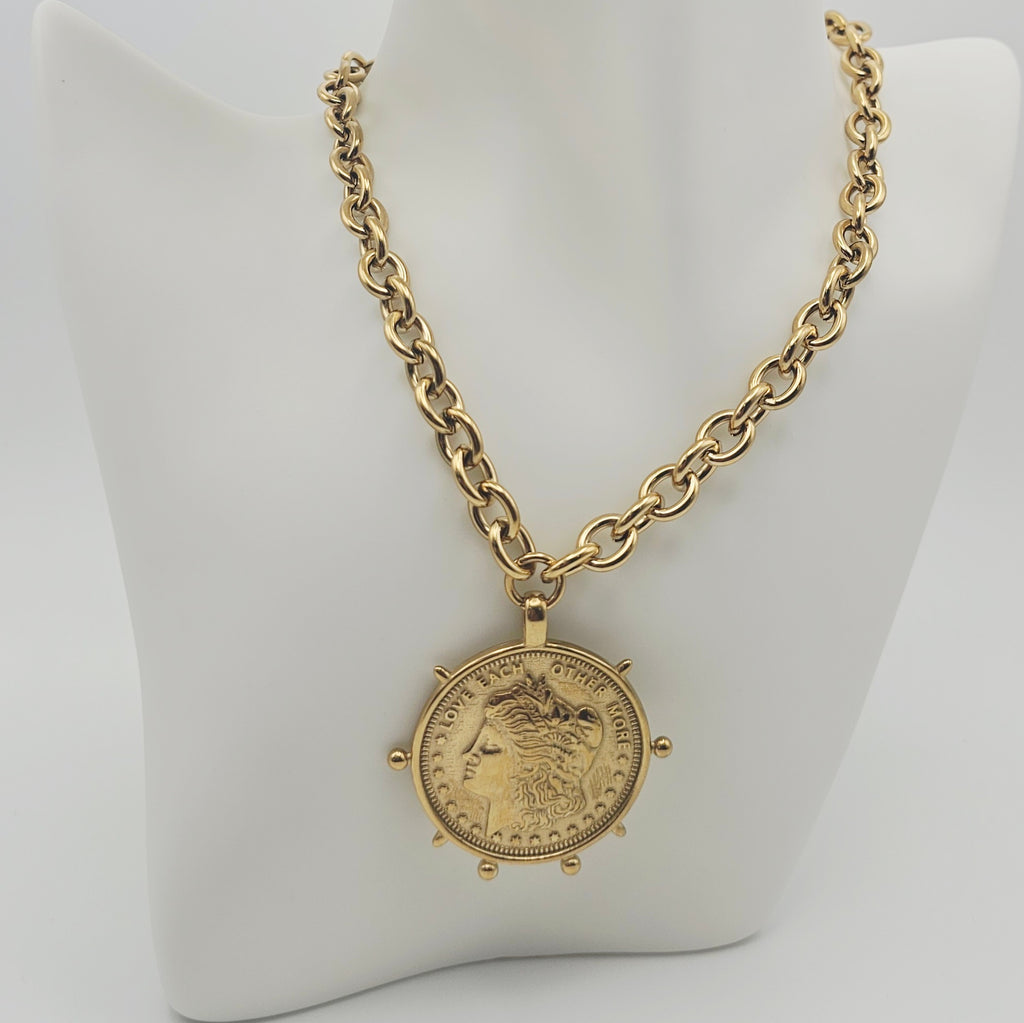 COIN GOLD NECKLACE