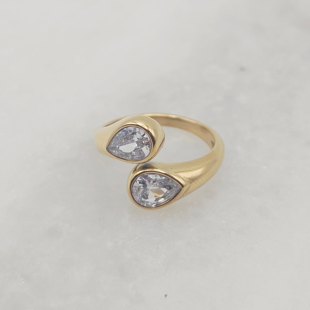 HARPER DELICATE GOLD RING WATER RESISTANT