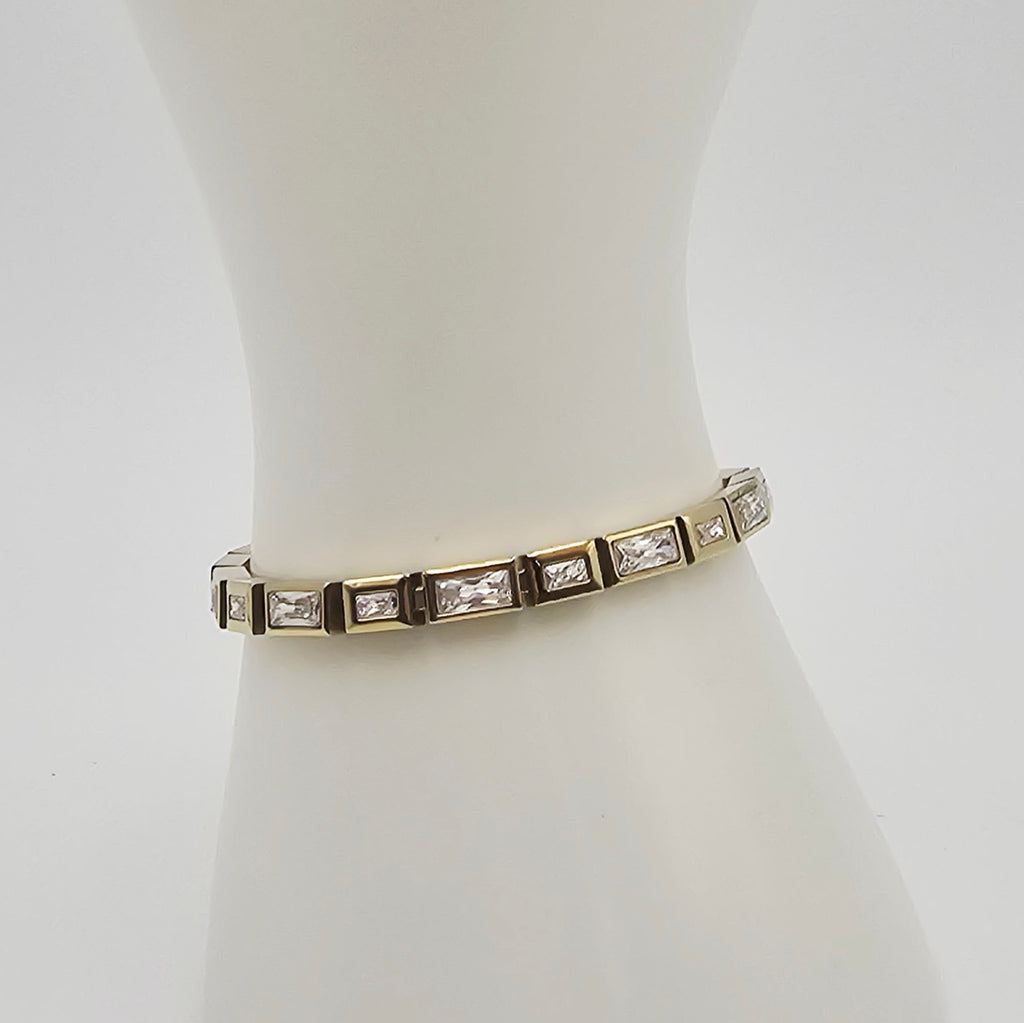 LUDA TIMELESS GOLD TENNIS BRACELET