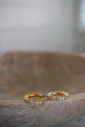 ARIA BLING HOOP EARRINGS GOLD EVERYDAY WEAR