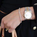 ELLA DIAMOND TENNIS BRACELET GOLD WATER RESISTANT