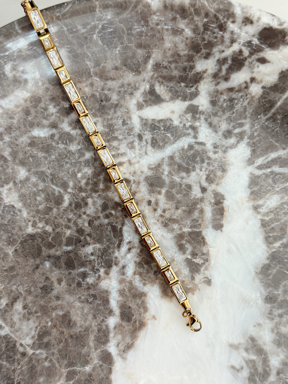 LUDA TIMELESS GOLD TENNIS BRACELET