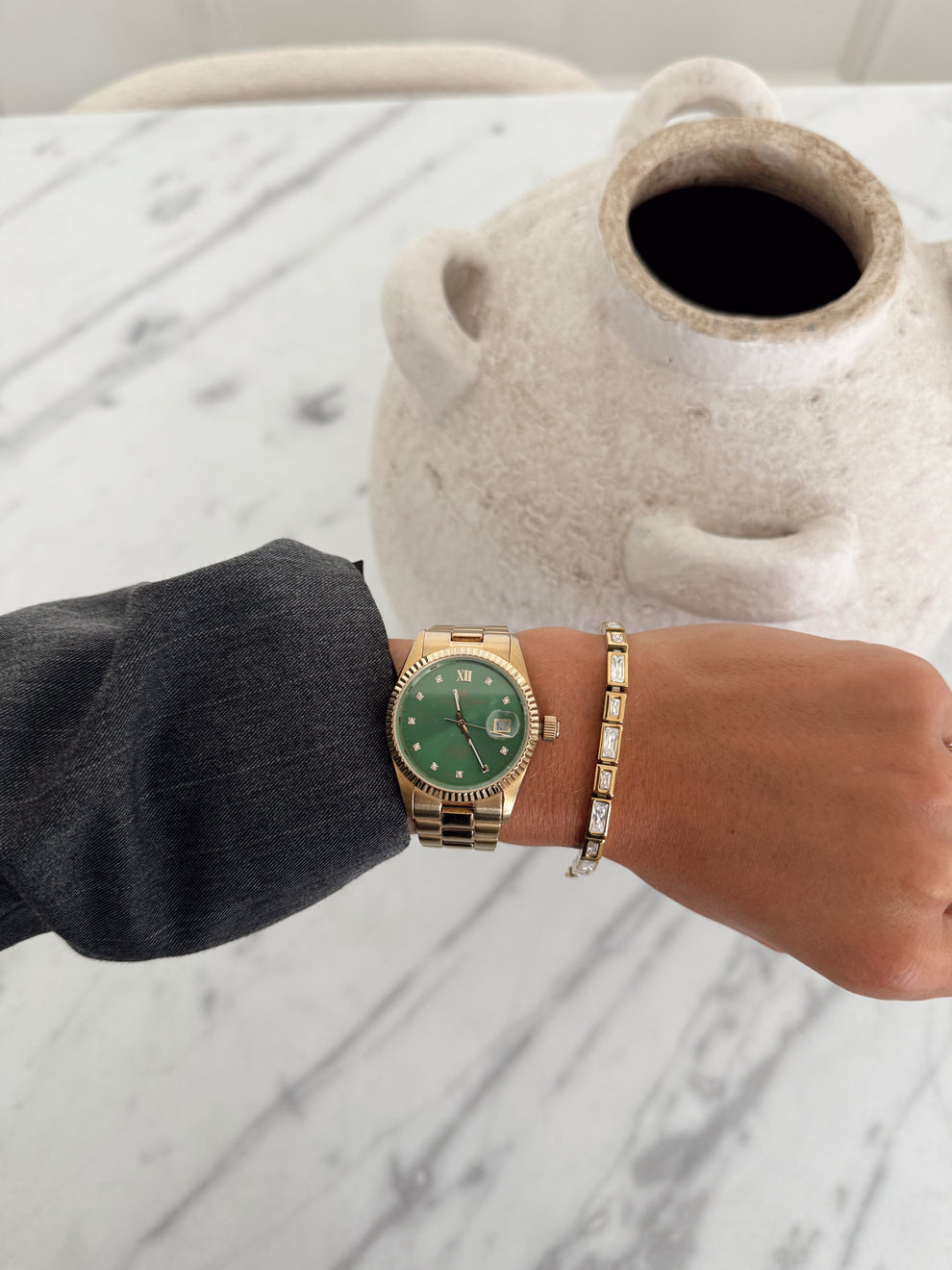 LUDA TIMELESS GOLD TENNIS BRACELET