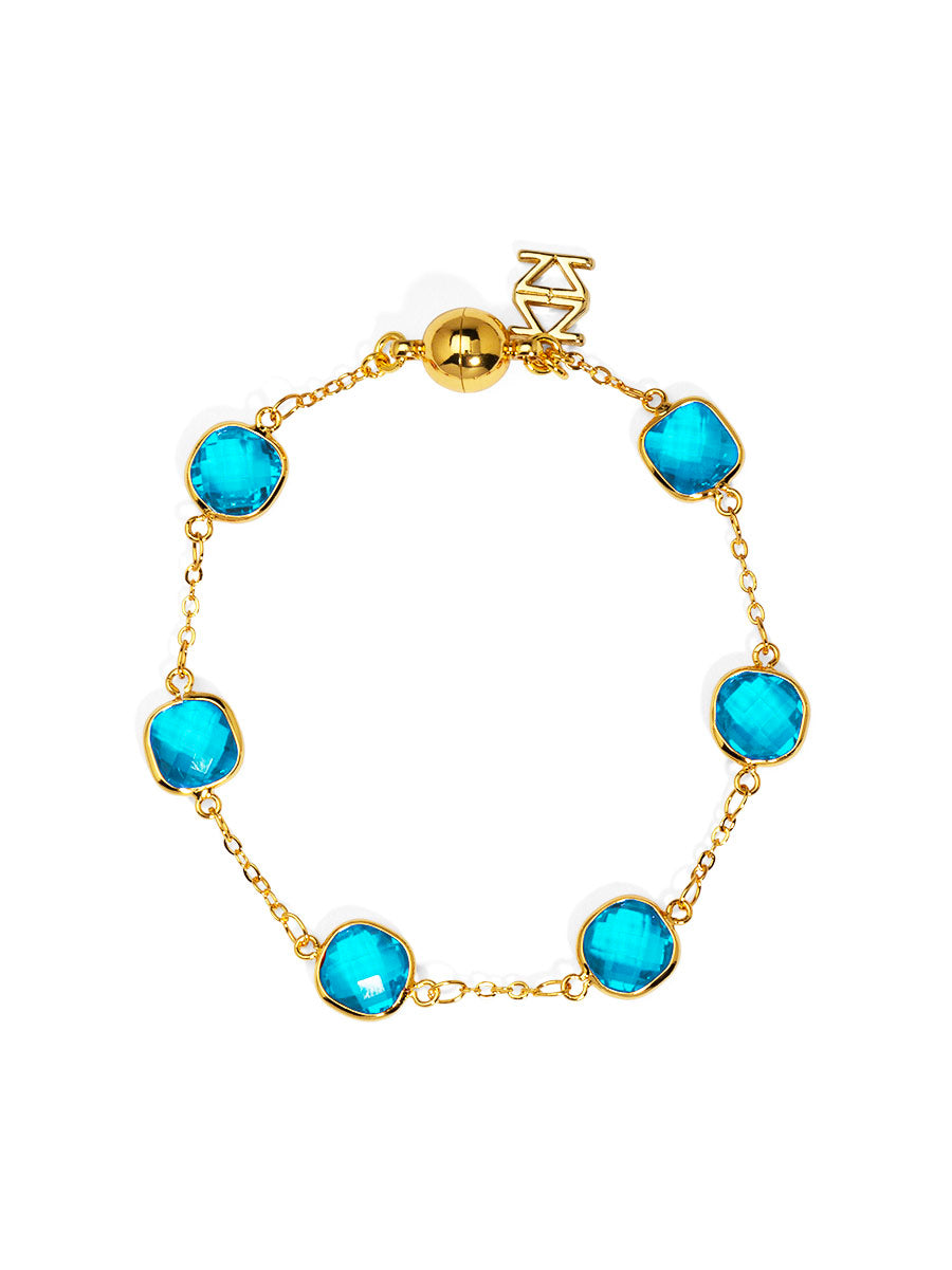 SOLARA CRYSTAL BRACELET MULTICOLOR EVERYDAY WEAR