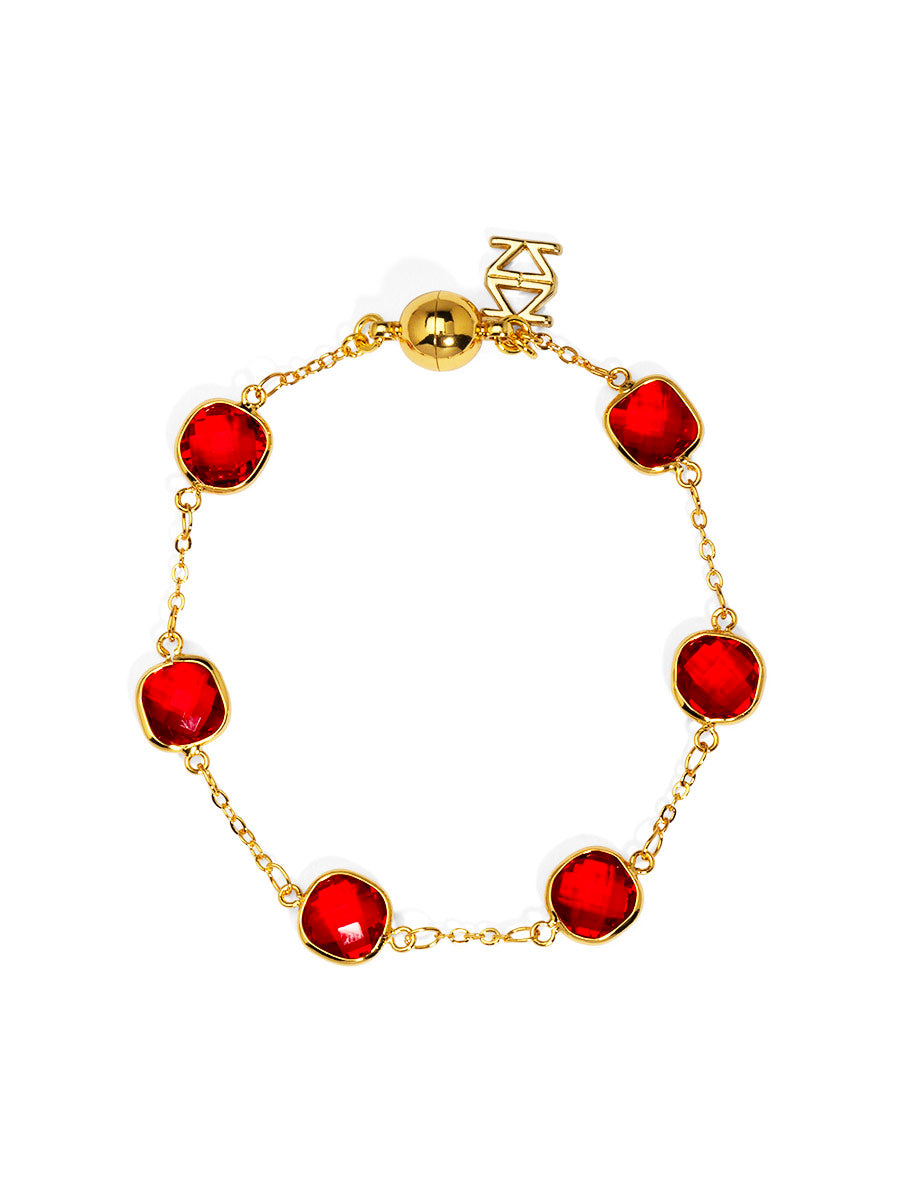 SOLARA CRYSTAL BRACELET MULTICOLOR EVERYDAY WEAR