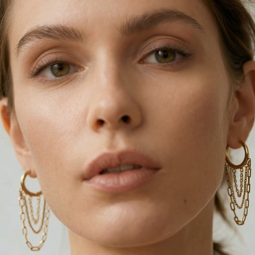 MILO EARRINGS EVERYDAY GOLD WATER RESISTANT